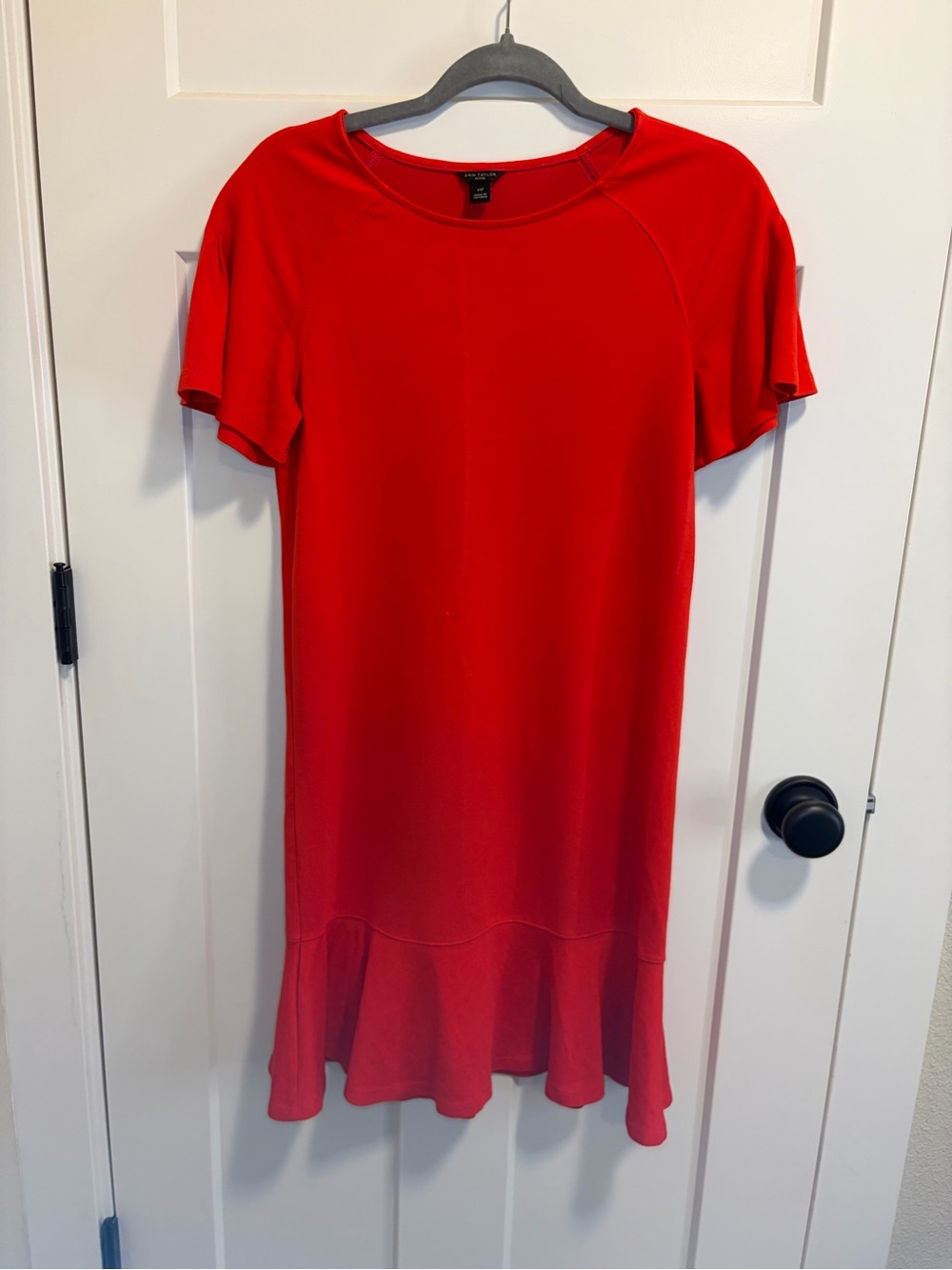 Ann Taylor Classic Red Drop-Waist Women's Dress Size XSP